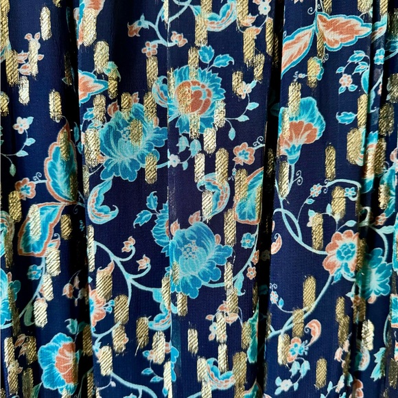 Ramy Brook Navy with gold pattern. Worn 1x - Picture 2 of 3